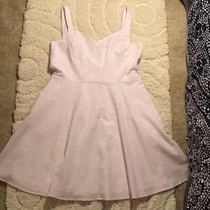 Ann Taylor pink Seersucker dress